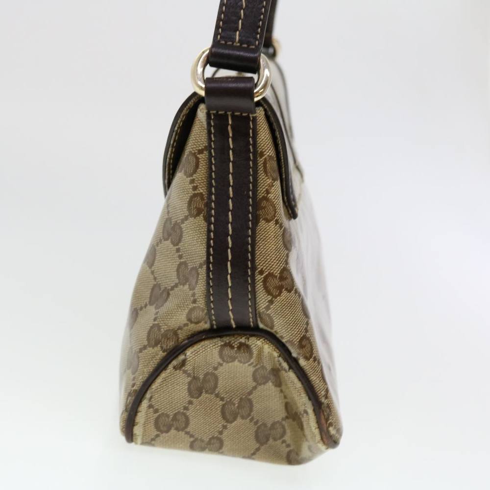 GUCCI GG Canvas Shoulder Bag Coated Canvas Beige 181483 Auth am4265 - Picture 3 of 16